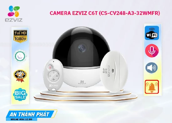  Lắp đặt camera Ezviz C6T chính hãng cung cấp giải pháp an ninh thông minh và tiện ích cho việc bảo vệ và quản lý không gian của bạn. Với chất lượng hình ảnh sắc nét và tích hợp các chức năng hiện đại sẽ mang lại sự an tâm và tiện lợi trong việc giám sát của bạn.
