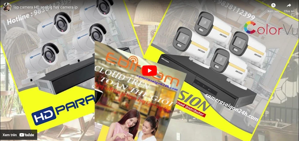 Lắp Camera Xem Qua Điện Thoại