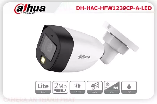  Camera dahua DH-HAC-HFW1239CP-A-LED,Camera dahua DH-HAC-HFW1239CP-A-LED Là dòng camera thân trụ có màu ban đêm.Sản phẩm sử dụng cảm biến hình ảnh 2.0 megapixel. hỗ trợ led nhìn đêm 20m. Sản phẩm thiết kế thân trụ ngoài trời. sản phẩm phù hợp cho văn phòng,siêu thị, cửa hàng 