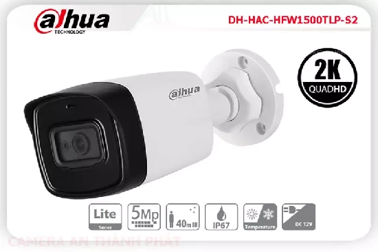  CAMERA DAHUA DH-HAC-HFW1500TLP-S2,sản phẩm camera có độ phân giải 5.0 megapixel,Camera hỗ trợ hồng ngoại thông minh chất lượng,sản phẩm phù hợp cho văn phòng,siêu thị , kho xưởng,... 