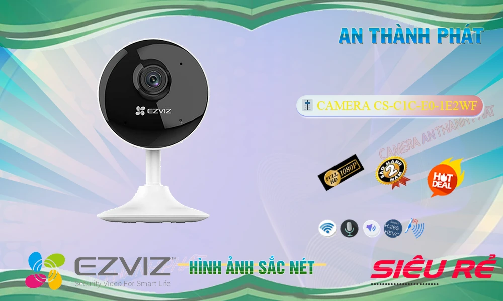 CS-C1C-E0-1E2WF Camera Wifi Ezviz ✪ CS-C1C-E0-1E2WF Camera Wifi Ezviz ✪