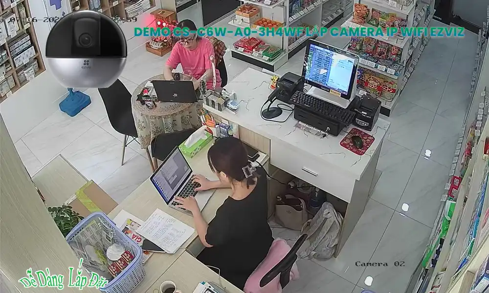Wifi Ezviz CS-C6W-A0-3H4WF Hình Ảnh Đẹp ✪