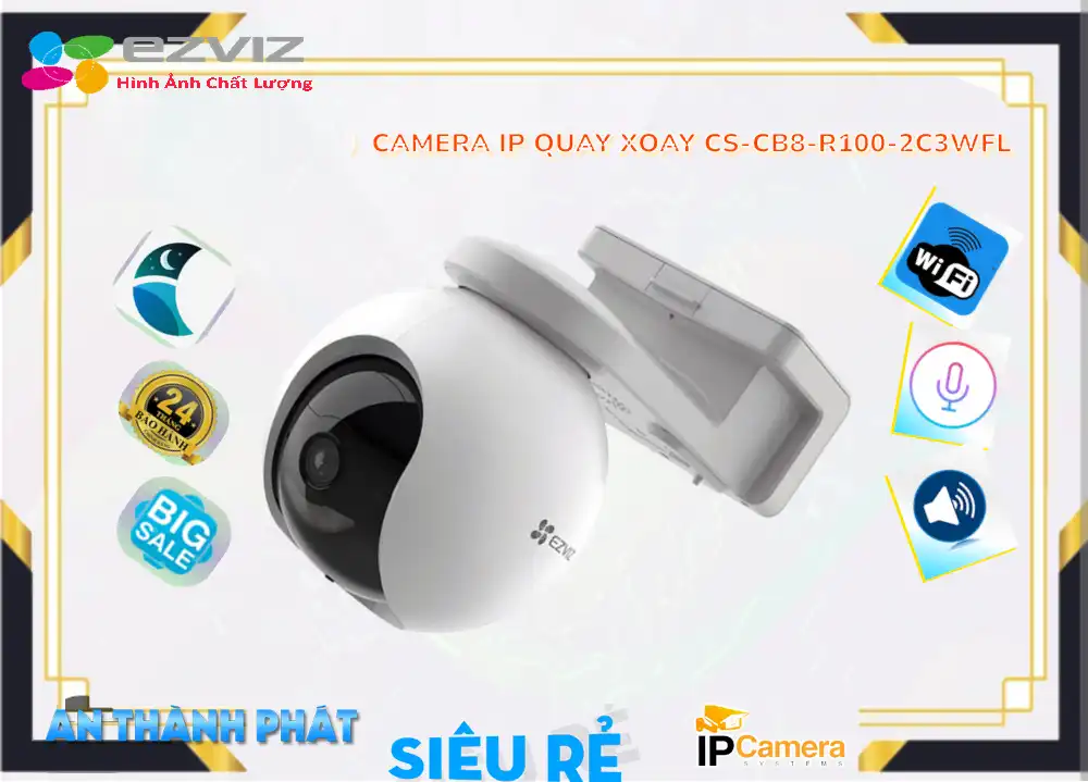 Camera CS-CB8-R100-2C3WFL Wifi Ezviz đang khuyến mãi Camera CS-CB8-R100-2C3WFL Wifi Ezviz đang khuyến mãi
