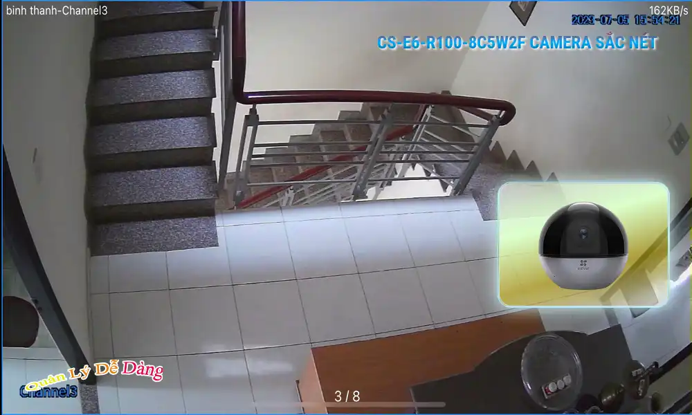 Camera CS-E6-R100-8C5W2F Wifi Ezviz Camera CS-E6-R100-8C5W2F Wifi Ezviz