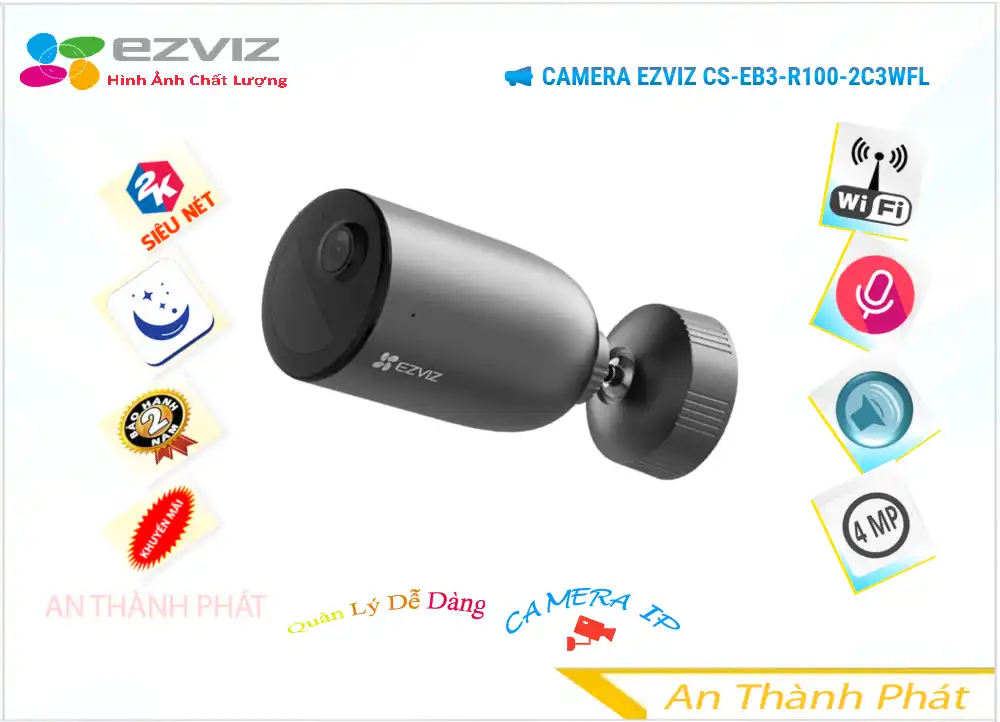 CS-EB3-R100-2C3WFL Camera Wifi Ezviz CS-EB3-R100-2C3WFL Camera Wifi Ezviz