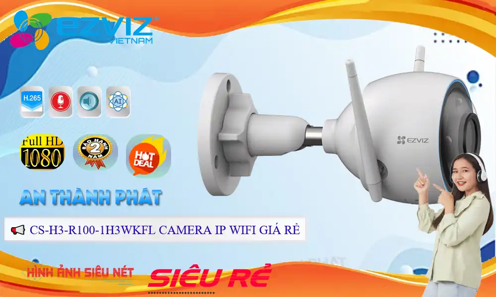 CS-H3-R100-1H3WKFL Camera Wifi Ezviz CS-H3-R100-1H3WKFL Camera Wifi Ezviz