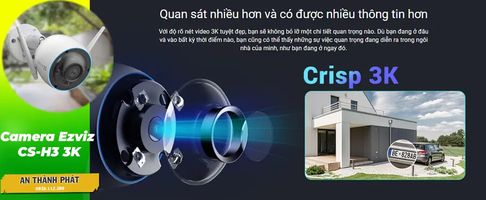 Wifi Ezviz CS-H3-R100-1J5WKFL Hình Ảnh Đẹp 🌟👌
