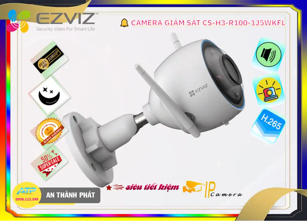 Wifi Ezviz CS-H3-R100-1J5WKFL Hình Ảnh Đẹp 🌟👌