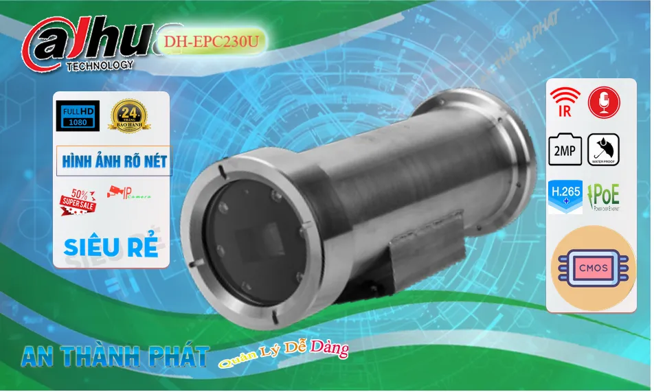 Camera Dahua Thiết kế Đẹp DH-EPC230U