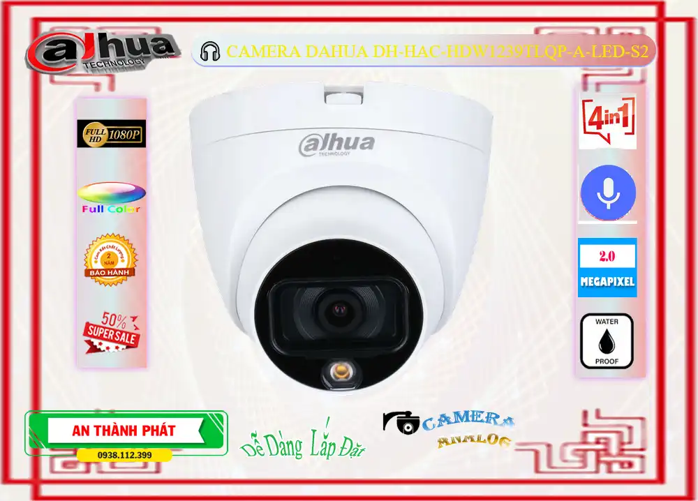 DH-HAC-HDW1239TLQP-A-LED-S2 Dahua Giá rẻ DH-HAC-HDW1239TLQP-A-LED-S2 Dahua Giá rẻ