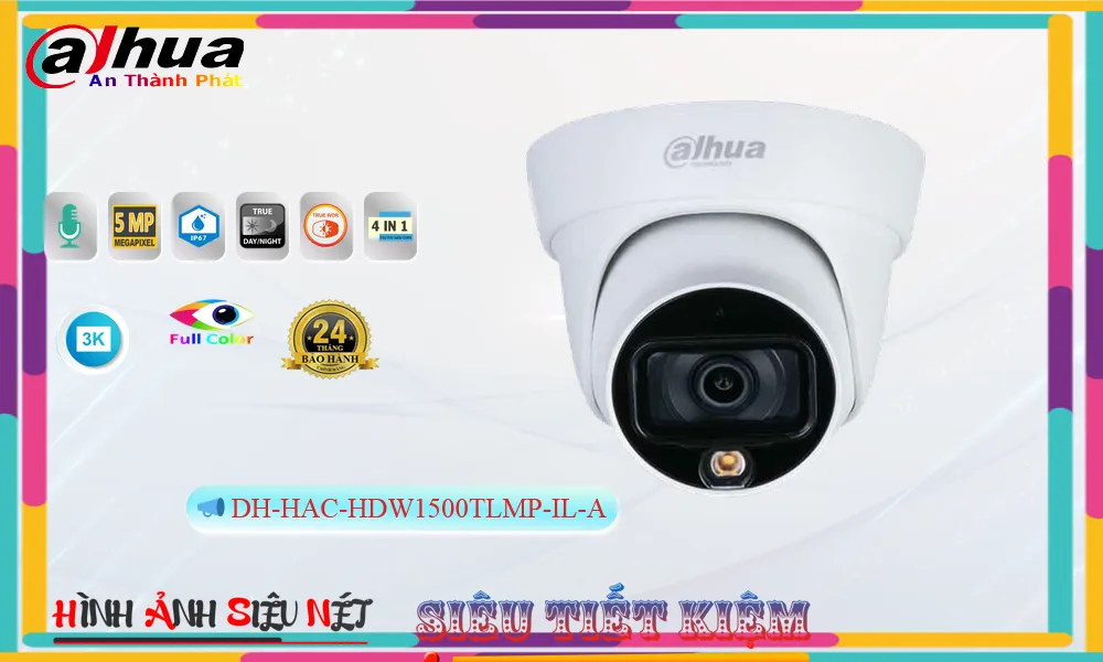 Camera DH-HAC-HDW1500TLMP-IL-A Chức Năng Cao Cấp Camera DH-HAC-HDW1500TLMP-IL-A Chức Năng Cao Cấp