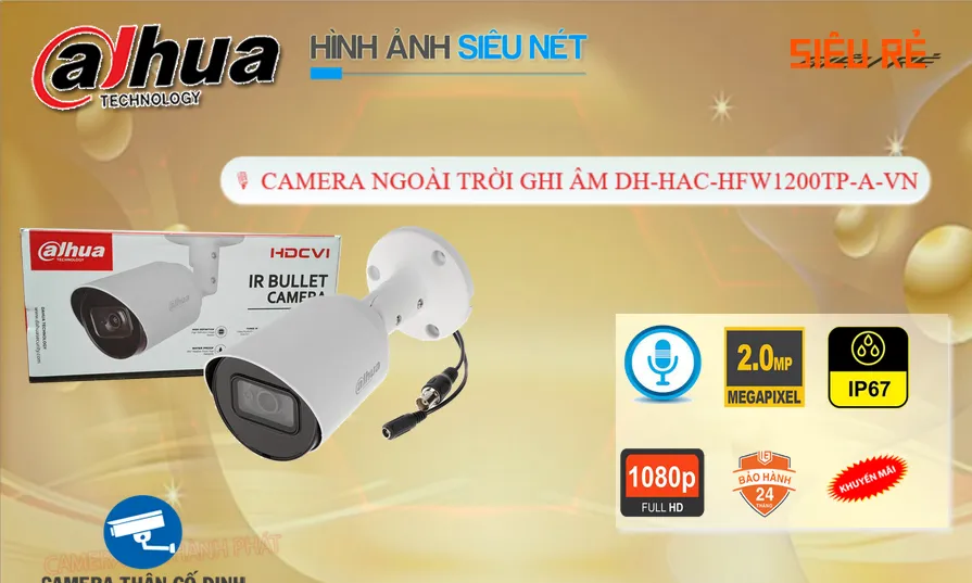 Dahua DH-HAC-HFW1200TP-A-VN Giá tốt Dahua DH-HAC-HFW1200TP-A-VN Giá tốt
