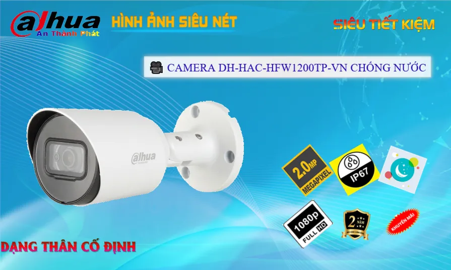 DH-HAC-HFW1200TP-VN HD Camera Giám Sát Chức Năng Cao Cấp DH-HAC-HFW1200TP-VN HD Camera Giám Sát Chức Năng Cao Cấp