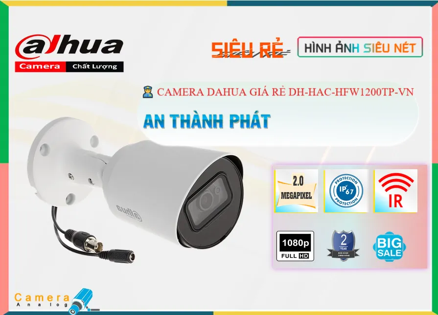 DH-HAC-HFW1200TP-VN HD Camera Giám Sát Chức Năng Cao Cấp DH-HAC-HFW1200TP-VN HD Camera Giám Sát Chức Năng Cao Cấp