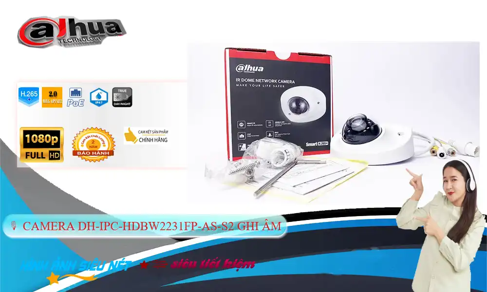DH-IPC-HDBW2231FP-AS-S2 Camera Giám Sát Giá rẻ