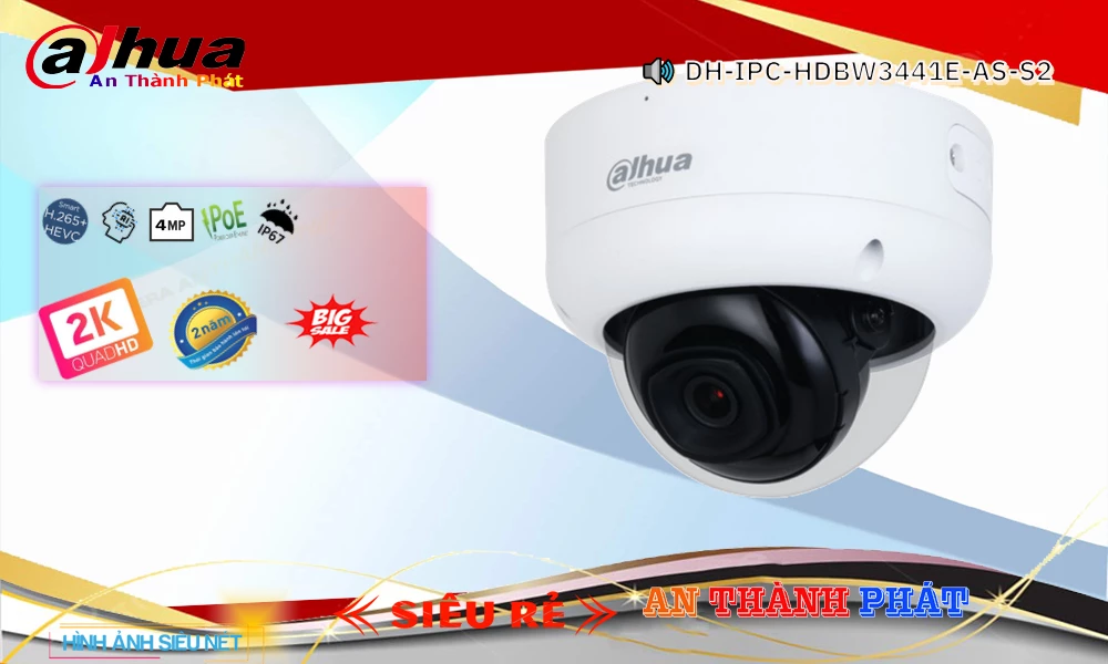 DH-IPC-HDBW3441E-AS-S2 Hình Ảnh Đẹp Dahua