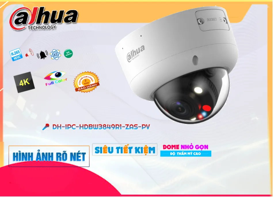 Camera Dahua DH-IPC-HDBW3849R1-ZAS-PV,DH-IPC-HDBW3849R1-ZAS-PV Đang giảm giá, Camera Giá re DH-IPC-HDBW3849R1-ZAS-PV Công Nghệ Mới,DH-IPC-HDBW3849R1-ZAS-PV Cấp Nguồ Qua Dây Mạng  Giá rẻ nhất,DH-IPC-HDBW3849R1-ZAS-PV Giá Hãng,phân phối DH-IPC-HDBW3849R1-ZAS-PV 8.0 MP Siêu sắc nét Ultra 4k với 8MP ,Nơi bán DH-IPC-HDBW3849R1-ZAS-PV,DH-IPC-HDBW3849R1-ZAS-PV Đang giảm giá,DH-IPC-HDBW3849R1-ZAS-PV Công Nghệ Mới