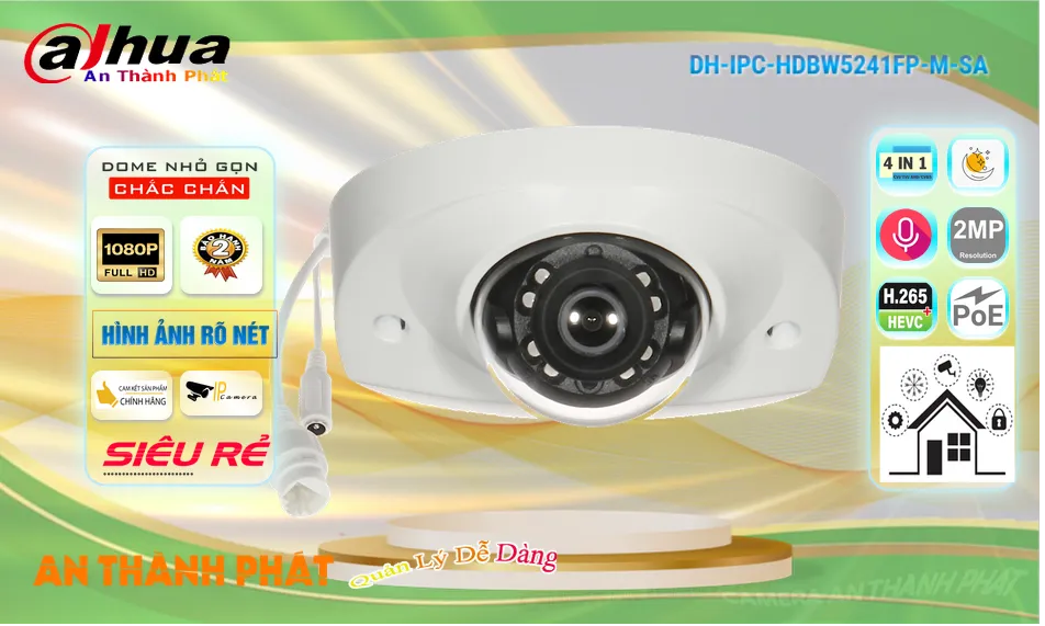DH-IPC-HDBW5241FP-M-SA Hình Ảnh Đẹp Dahua