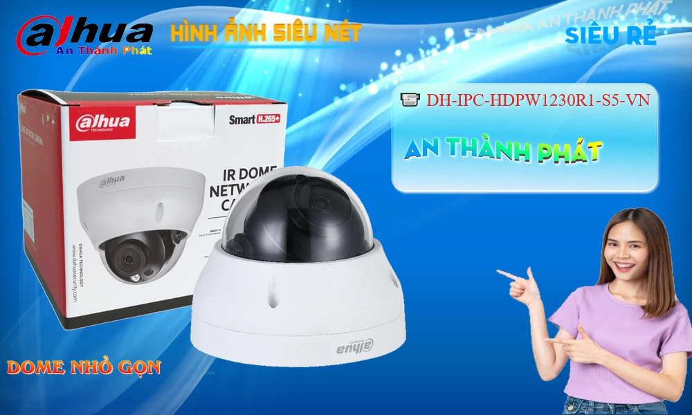 DH-IPC-HDPW1230R1-S5-VN Sắc Nét Dahua
