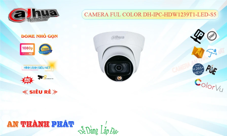  Camera  Dùng Bộ Trọn Bộ Camera Cửa Hàng Có Màu Ban Đêm FULL HD