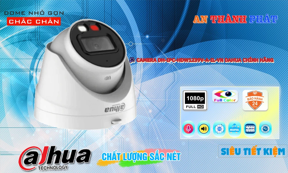 DH-IPC-HDW1239V-A-IL-VN Công Nghệ POE Dahua Chất Lượng Camera IP POE DAHUA DH-IPC-HDW1239V-A-IL-VN GHI ÂM