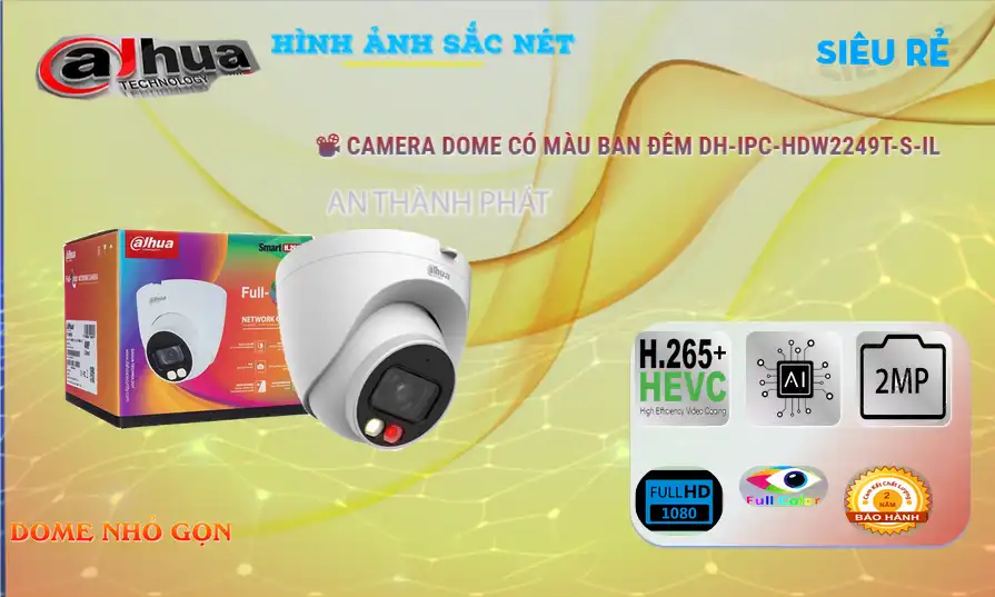 Camera DH-IPC-HDW2249T-S-IL Dahua