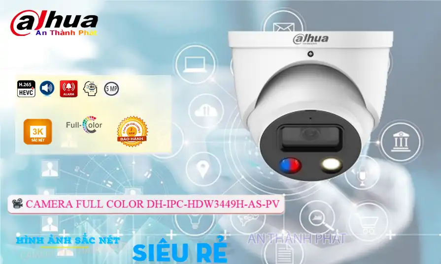 Camera Dahua DH-IPC-HDW3449H-AS-PV Tiết Kiệm