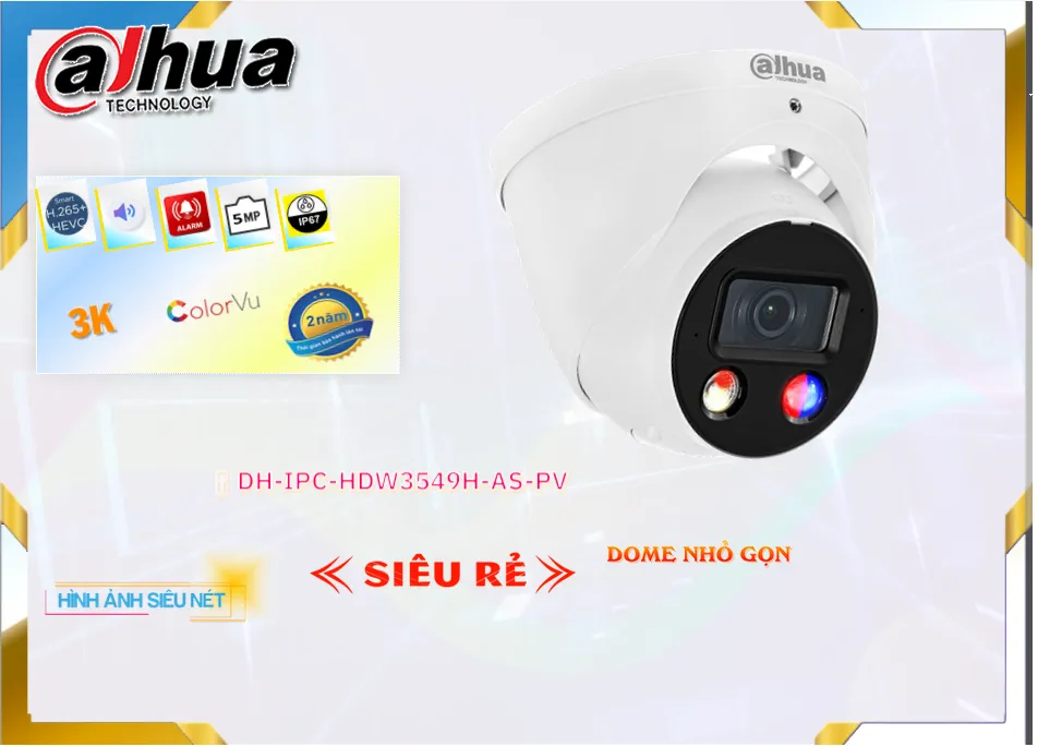Camera Dahua DH-IPC-HDW3549H-AS-PV