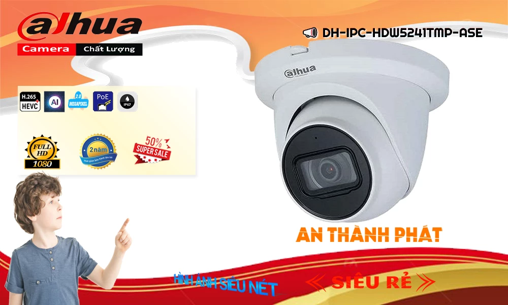 DH-IPC-HDW5241TMP-ASE Dahua Chất Lượng