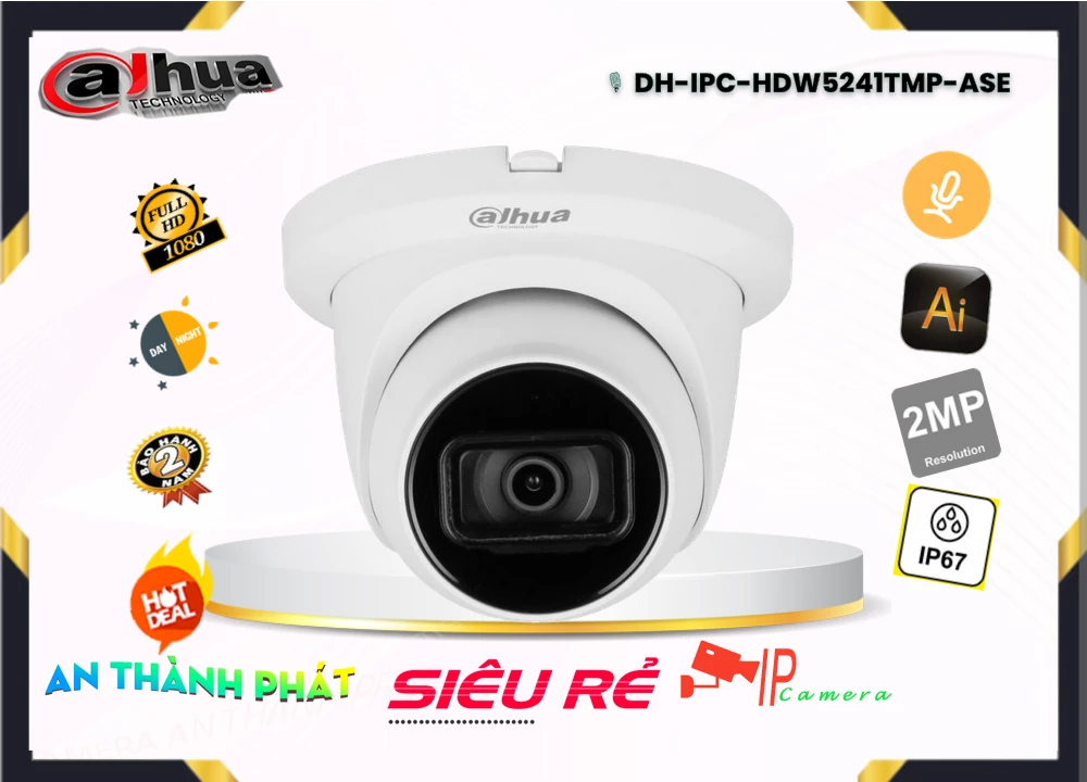 Camera Dahua DH-IPC-HDW5241TMP-ASE,thông số DH-IPC-HDW5241TMP-ASE,DH IPC HDW5241TMP ASE,chức năng DH-IPC-HDW5241TMP-ASE 2.0 MP FULL HD 1080P , Loại Camera DH-IPC-HDW5241TMP-ASE Công Nghệ Mới,DH-IPC-HDW5241TMP-ASE mới,Bán giá rẻ DH-IPC-HDW5241TMP-ASE,Giá DH-IPC-HDW5241TMP-ASE,Bán Sỉ DH-IPC-HDW5241TMP-ASE,DH-IPC-HDW5241TMP-ASE Bán Giá Rẻ,DH-IPC-HDW5241TMP-ASE Giá rẻ,DH-IPC-HDW5241TMP-ASE chiết khấu cao,Giá Bán DH-IPC-HDW5241TMP-ASE,cửa hàng bán DH-IPC-HDW5241TMP-ASE