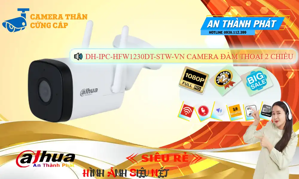 Camera DH-IPC-HFW1230DT-STW-VN Dahua Với giá cạnh tranh Camera DH-IPC-HFW1230DT-STW-VN Dahua Với giá cạnh tranh