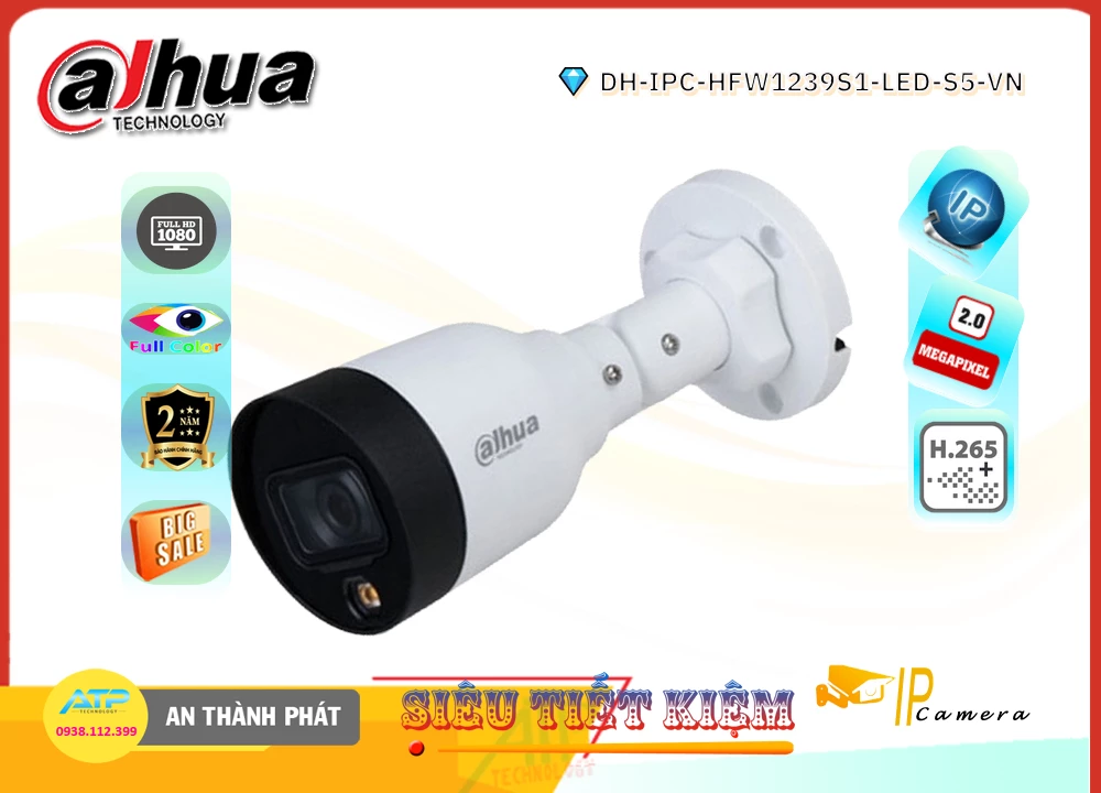 Camera Dahua DH-IPC-HFW1239S1-LED-S5-VN,DH-IPC-HFW1239S1-LED-S5-VN rẻ nhất, Camera Giá re DH-IPC-HFW1239S1-LED-S5-VN Công Nghệ Mới,DH-IPC-HFW1239S1-LED-S5-VN Cấp Nguồ Qua Dây Mạng  giá mới nhất,DH-IPC-HFW1239S1-LED-S5-VN Chiết khấu cao,Bán Sỉ DH-IPC-HFW1239S1-LED-S5-VN FULL HD 1080P 2.0 megapixel ,cửa hàng bán DH-IPC-HFW1239S1-LED-S5-VN,DH-IPC-HFW1239S1-LED-S5-VN rẻ nhất,DH-IPC-HFW1239S1-LED-S5-VN Công Nghệ Mới