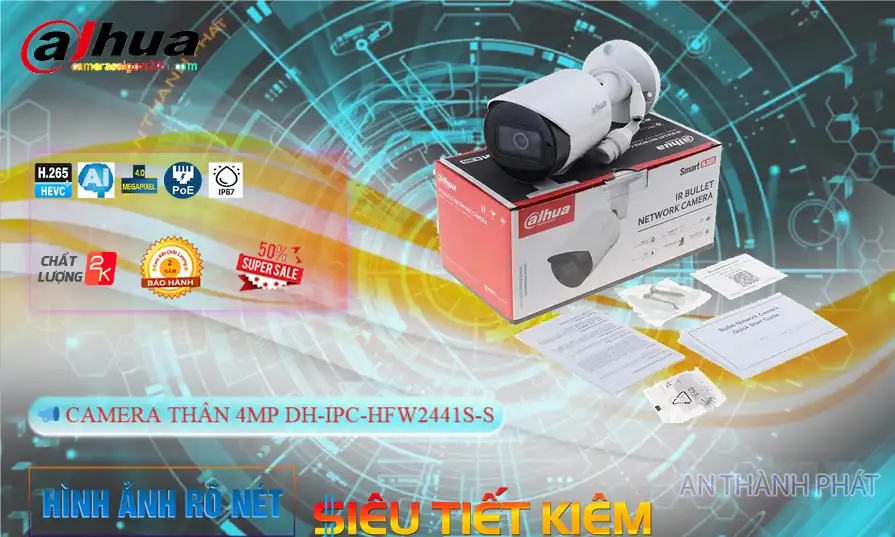 DH-IPC-HFW2441S-S Camera Chất Lượng Dahua