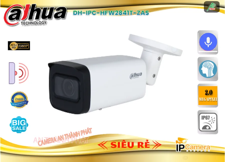 Camera IP Dahua Thân DH-IPC-HFW2841T-ZAS,DH-IPC-HFW2841T-ZAS giá kỹ thuật,DH-IPC-HFW2841T-ZAS Cấp Nguồ Qua Dây Mạng  Giá Hấp Dẫn,DH-IPC-HFW2841T-ZAS Giá rẻ nhất,Công ty bán DH-IPC-HFW2841T-ZAS Ultra 4k 8.0 megapixel ,DH IPC HFW2841T ZAS,thông số  Thiết Bị Camera DH-IPC-HFW2841T-ZAS,công nghê DH-IPC-HFW2841T-ZAS,giá kỹ thuật DH-IPC-HFW2841T-ZAS,Phân Phối Sỉ DH-IPC-HFW2841T-ZAS,DH-IPC-HFW2841T-ZAS bán uy tín,sale DH-IPC-HFW2841T-ZAS,DH-IPC-HFW2841T-ZAS Giá Thấp Nhất,Giá Bán DH-IPC-HFW2841T-ZAS,DH-IPC-HFW2841T-ZAS Chất lượng nhất,DH-IPC-HFW2841T-ZAS Bán Lỗ