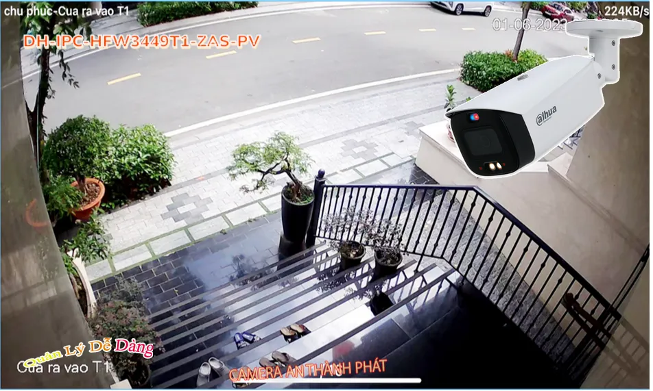 Camera Dahua DH-IPC-HFW3449T1-ZAS-PV Camera Dahua DH-IPC-HFW3449T1-ZAS-PV