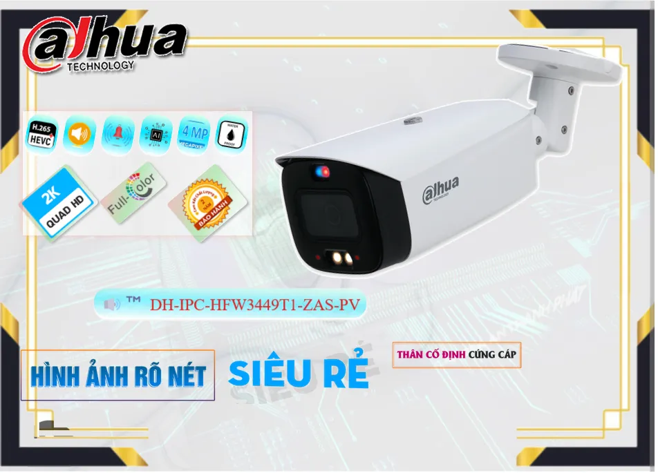 Camera Dahua DH-IPC-HFW3449T1-ZAS-PV Camera Dahua DH-IPC-HFW3449T1-ZAS-PV