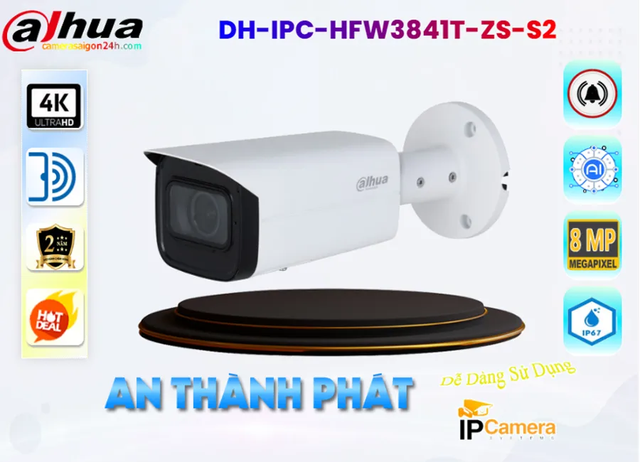 DH IPC HFW3841T ZS S2,Camera IP Dahua Thân DH-IPC-HFW3841T-ZS-S2,chức năng DH-IPC-HFW3841T-ZS-S2,giá kỹ thuật DH-IPC-HFW3841T-ZS-S2 IP POE,Phân Phối Sỉ DH-IPC-HFW3841T-ZS-S2 Ultra 4k 8.0 megapixel ,Công ty bán DH-IPC-HFW3841T-ZS-S2thông số , Thiết Bị Camera DH-IPC-HFW3841T-ZS-S2,DH-IPC-HFW3841T-ZS-S2 Tốt nhất,DH-IPC-HFW3841T-ZS-S2 Giá Thấp Nhất,Giá Bán DH-IPC-HFW3841T-ZS-S2,DH-IPC-HFW3841T-ZS-S2 giá kỹ thuật,DH-IPC-HFW3841T-ZS-S2 Bán Giá Rẻ,DH-IPC-HFW3841T-ZS-S2 bán uy tín,sale DH-IPC-HFW3841T-ZS-S2