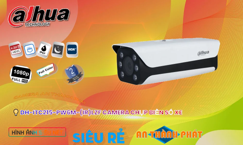 DH-ITC215-PW6M-(IR)LZF sắc nét Dahua