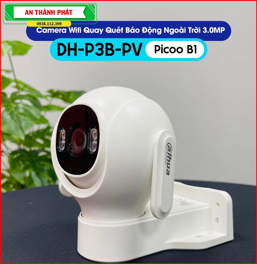✲ Camera Không Dây IP được Thiết kế Cảm biến chuyển động DH-P3B-PV Dahua ✲ Camera Không Dây IP được Thiết kế Cảm biến chuyển động DH-P3B-PV Dahua