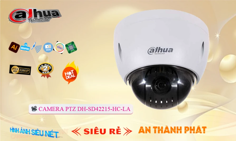 ✅ DH-SD42215-HC-LA Dahua Thiết kế Đẹp