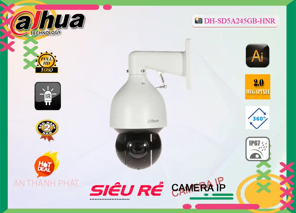 Camera Dahua DH-SD5A245GB-HNR Tiết Kiệm