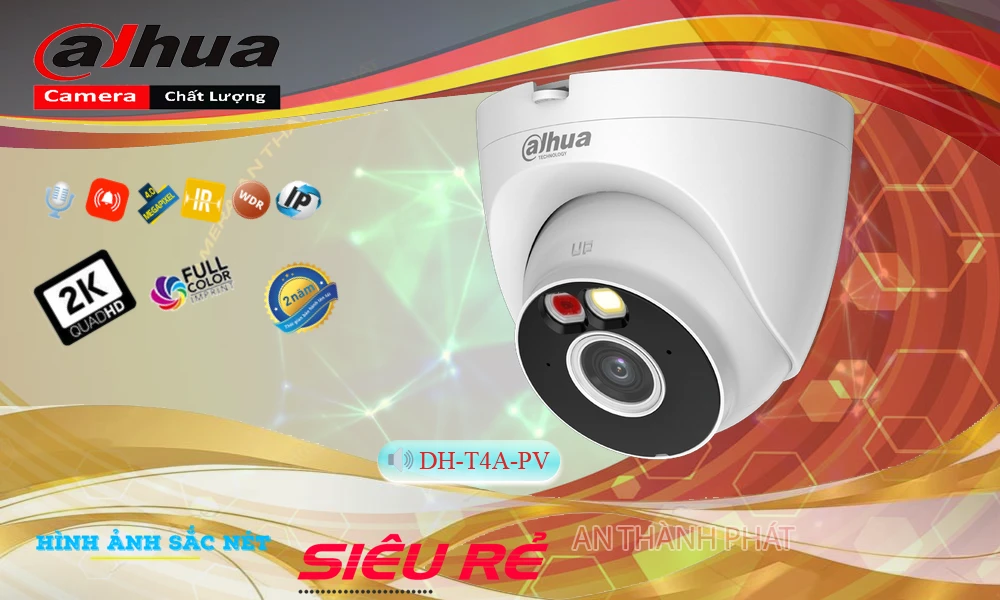 DH-T4A-PV Camera Chính Hãng Dahua DH-T4A-PV Camera Chính Hãng Dahua