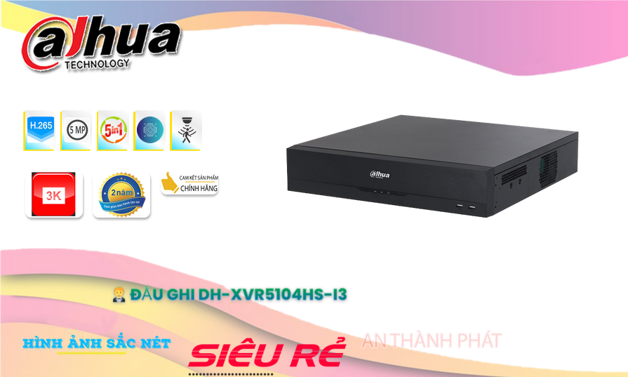DH-XVR5104HS-I3 Đầu Thu Dahua