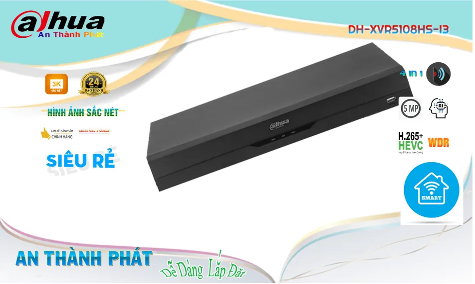 Đầu Thu Dahua DH-XVR5108HS-I3