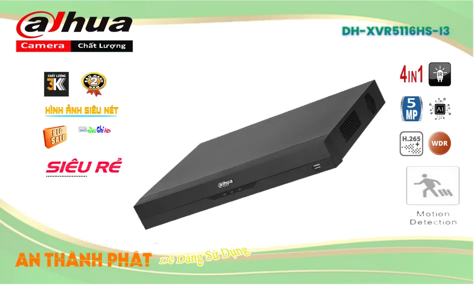 DH-XVR5116HS-I3Thiết Bị Ghi Hình Với giá cạnh tranh Dahua