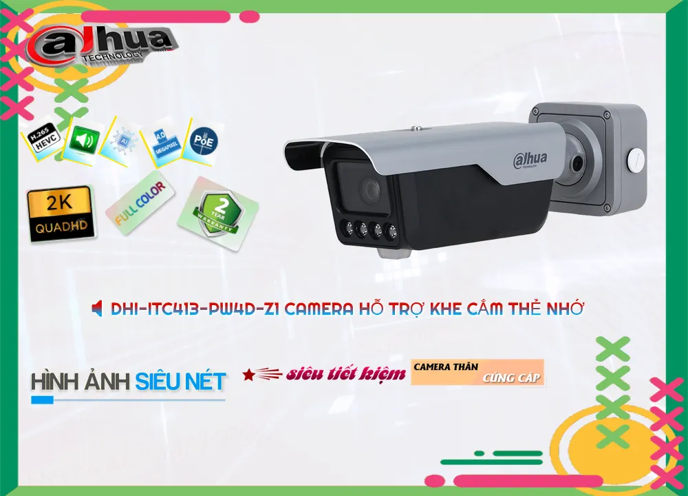 Camera DHI-ITC413-PW4D-Z1 Dahua Giá rẻ 🌟👌 Camera DHI-ITC413-PW4D-Z1 Dahua Giá rẻ 🌟👌