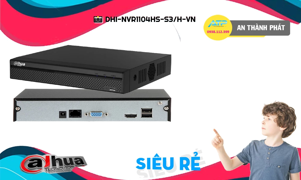 DHI-NVR1104HS-S3/H-VN Đầu ghi Camera Dahua Đang giảm giá