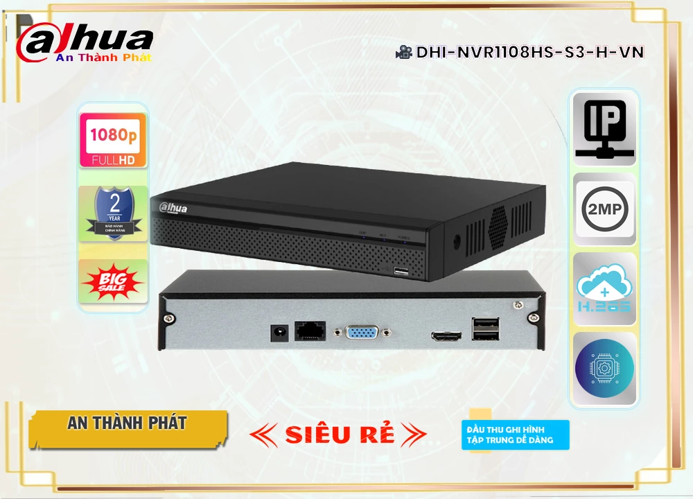 Đầu Ghi IP Dahua DHI-NVR1108HS-S3/H-VN,DHI-NVR1108HS-S3/H-VN Giá Hấp Dẫn,DHI-NVR1108HS-S3/H-VN Công Nghệ Mới,DHI-NVR1108HS-S3/H-VN Công Nghệ IP  Chất lượng nhất,DHI-NVR1108HS-S3/H-VN Giá Khuyến Mãi,Giá kỹ thuật DHI-NVR1108HS-S3/H-VN,Địa Chỉ Bán DHI-NVR1108HS-S3/H-VN,DHI-NVR1108HS-S3/H-VN Giá Hấp Dẫn,DHI-NVR1108HS-S3/H-VN Công Nghệ Mới