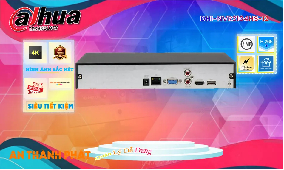 ❇ DHI-NVR2104HS-I2 Dahua Thiết kế Đẹp ❇ DHI-NVR2104HS-I2 Dahua Thiết kế Đẹp