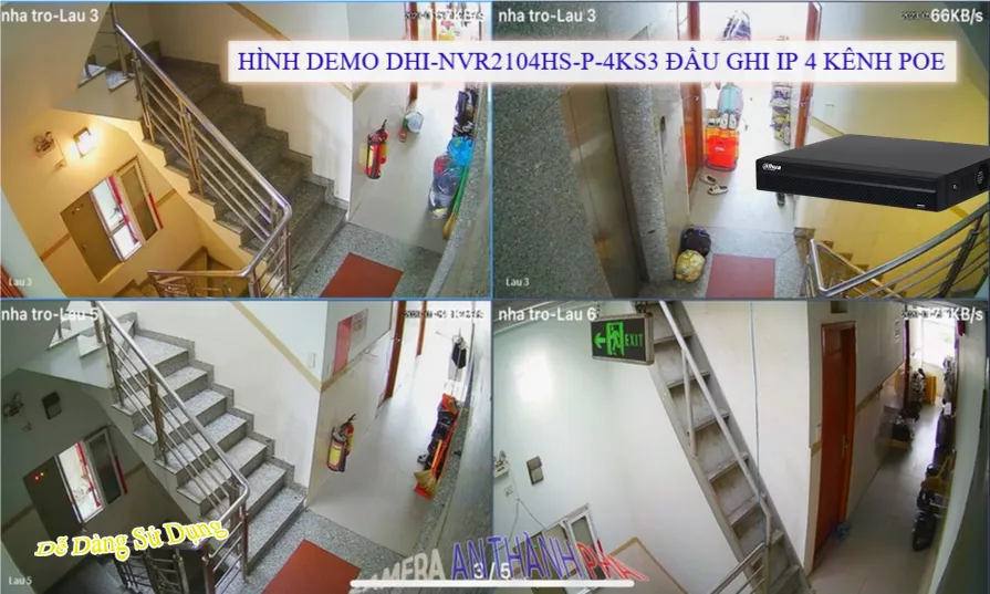 Đầu Ghi DHI-NVR2104HS-P-4KS3 Chức Năng Cao Cấp Đầu Ghi DHI-NVR2104HS-P-4KS3 Chức Năng Cao Cấp